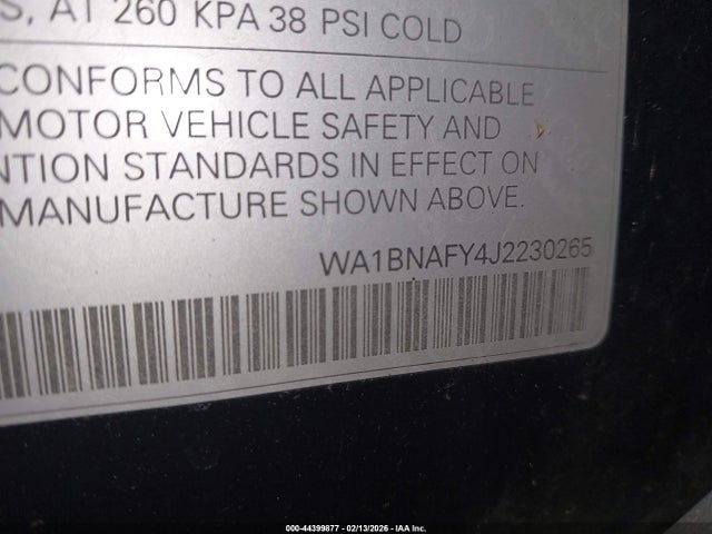 2018 AUDI Q5 WA1BNAFY4J2230265 Photo 8