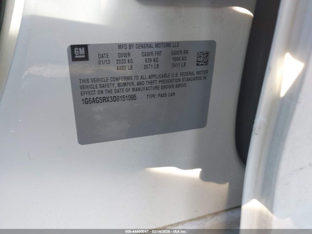 2013 CADILLAC ATS 1G6AG5RX3D0151095 Photo 8