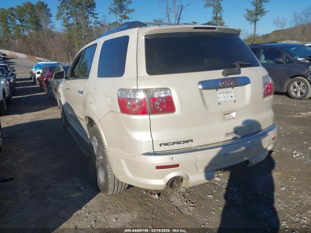 44400156 :رقم المزاد ، 1GKKRTED0CJ400428 vin ، 2012 Gmc Acadia Denali مزاد بيع
