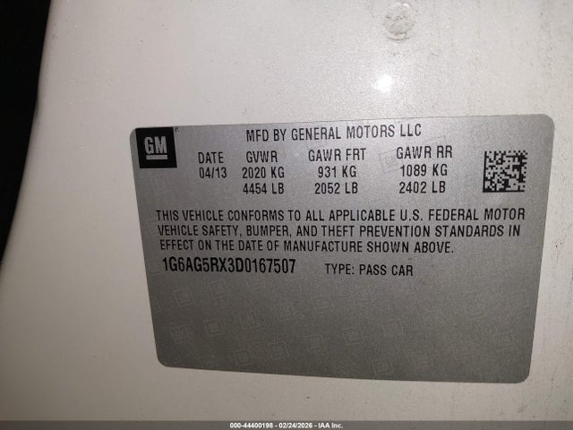 2013 CADILLAC ATS 1G6AG5RX3D0167507 Photo 8