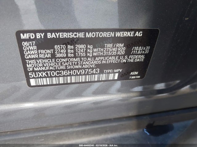 BMW X5 Edrive Xdrive40e Iperformance 2017 5UXKT0C36H0V97543 Image 9