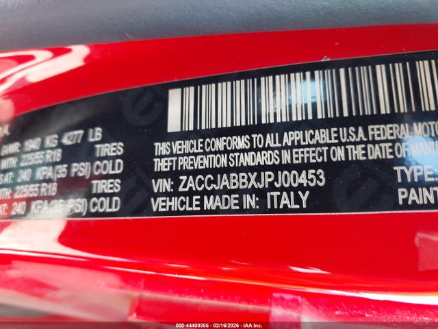 2018 JEEP RENEGADE ZACCJABBXJPJ00453 Photo 8