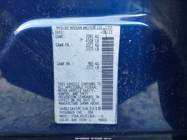 2023 NISSAN LEAF 1N4AZ1BV5PC563018 Photo 8