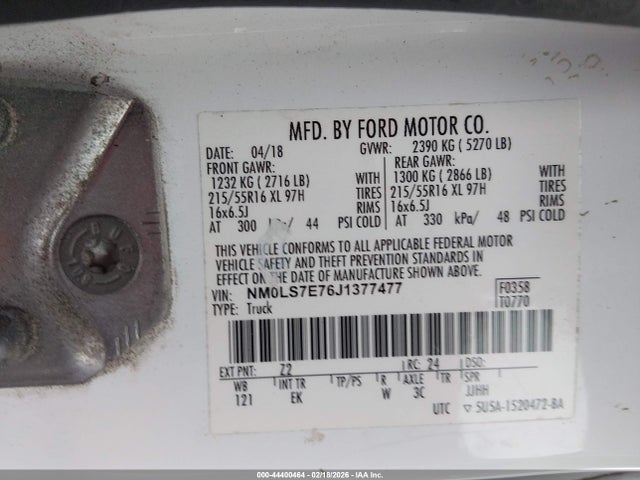 Ford Transit Connect Xl 2018 NM0LS7E76J1377477 Image 9