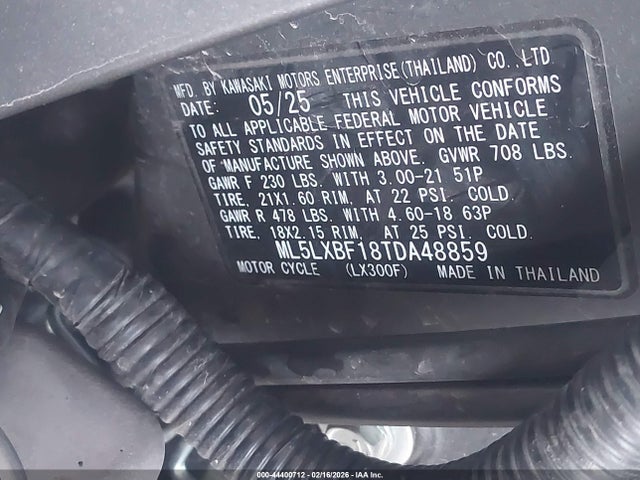 Kawasaki Klx300 F 2026 ML5LXBF18TDA48859 Image 10