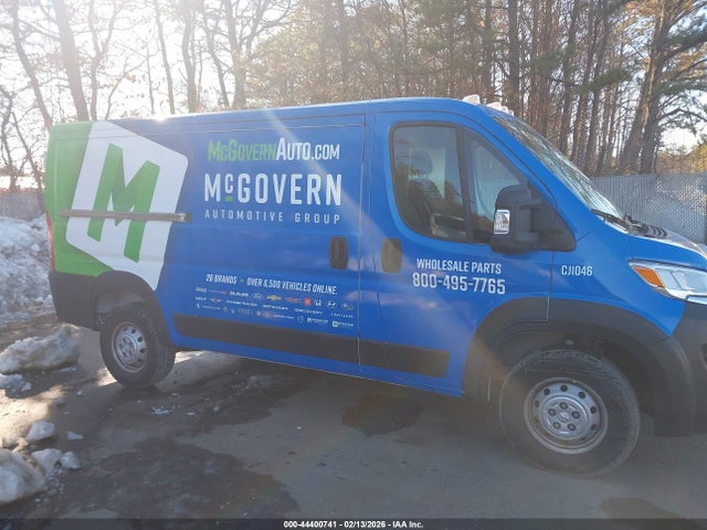2023 Ram Promaster 2500 Low Roof 136 Wb მანქანა იყიდება აუქციონზე, vin: 3C6LRVVG6PE551354, აუქციონის ნომერი: 44400741