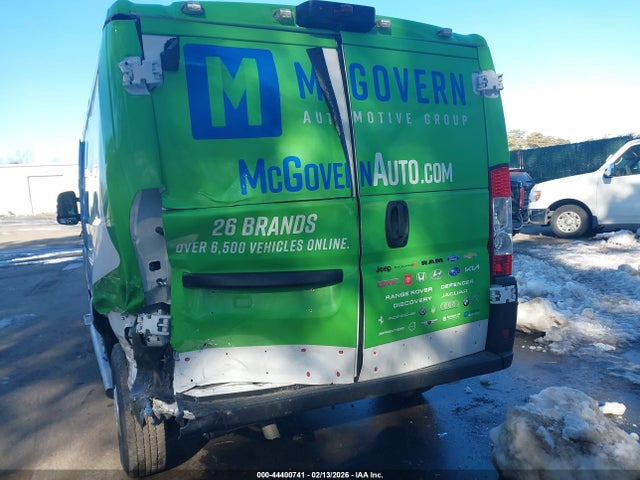 2023 Ram Promaster 2500 Low Roof 136 Wb მანქანა იყიდება აუქციონზე, vin: 3C6LRVVG6PE551354, აუქციონის ნომერი: 44400741