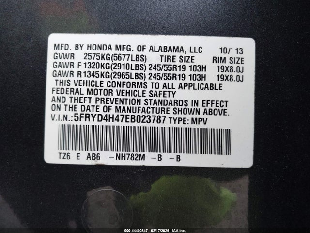 Acura Mdx Technology Package 2014 5FRYD4H47EB023787 Image 9