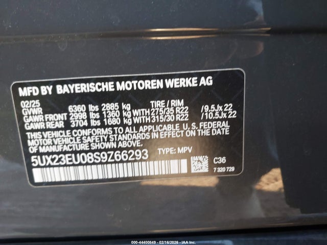 5UX23EU08S9Z66293 BMW X5 Xdrive40i