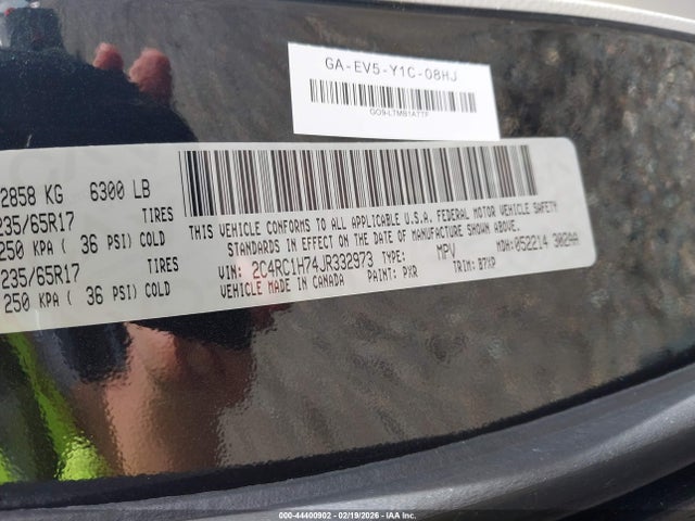 2018 CHRYSLER PACIFICA HYBRID 2C4RC1H74JR332973 Photo 8