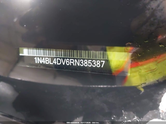 1N4BL4DV6RN385387 Nissan Altima Sv Fwd