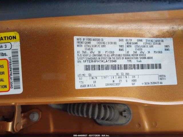Ford Ranger Xlt 2019 1FTER4FH7KLA13040 Image 9