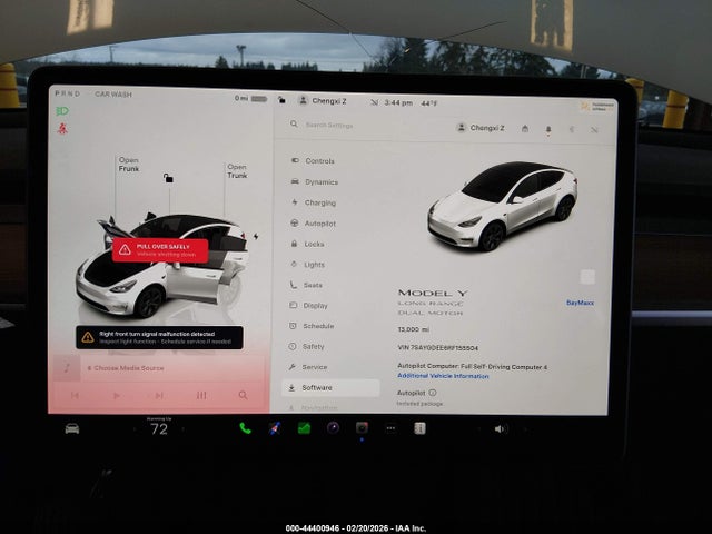 2024 TESLA MODEL Y 7SAYGDEE6RF155504 Photo 6