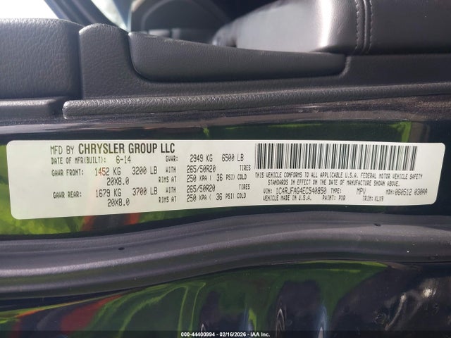 Jeep Grand Cherokee Altitude 2014 1C4RJFAG4EC540850 Image 9
