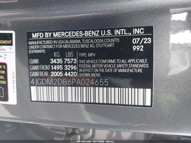 2023 MERCEDES-BENZ EQS 450+ SUV 4JGDM2DB6PA024655 Photo 8