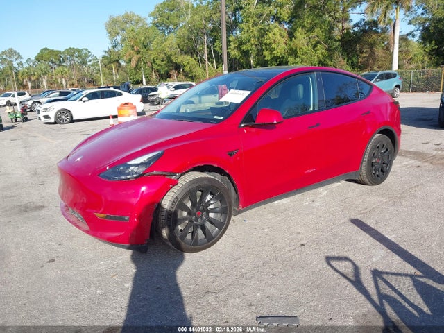 2023 Tesla Model Y Awd/long Range Dual Motor All-wheel Drive მანქანა იყიდება აუქციონზე, vin: 7SAYGAEE3PF706113, აუქციონის ნომერი: 44401032