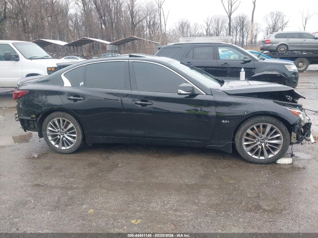 2019 Infiniti Q50 3.0t Luxe მანქანა იყიდება აუქციონზე, vin: JN1EV7APXKM513170, აუქციონის ნომერი: 44401140