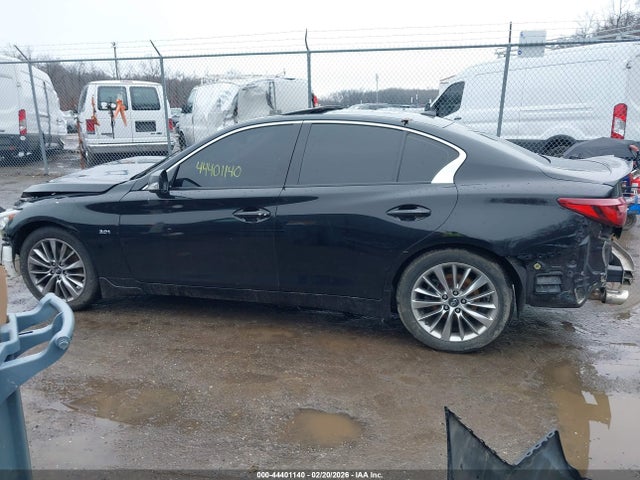 2019 Infiniti Q50 3.0t Luxe მანქანა იყიდება აუქციონზე, vin: JN1EV7APXKM513170, აუქციონის ნომერი: 44401140