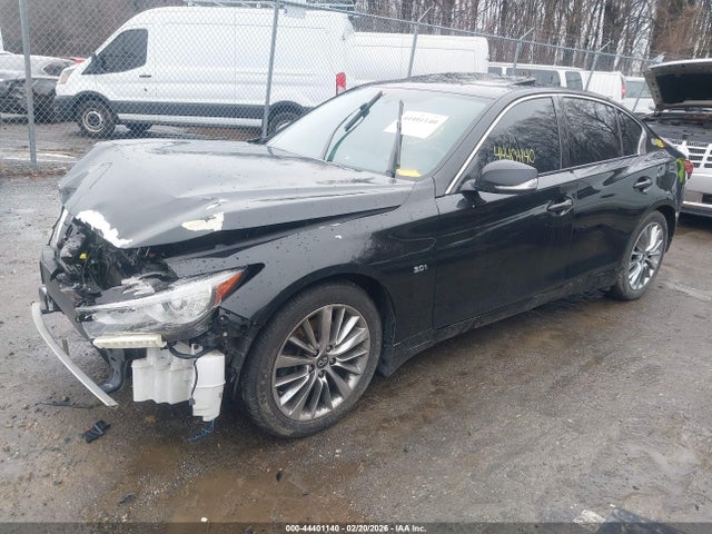 2019 Infiniti Q50 3.0t Luxe მანქანა იყიდება აუქციონზე, vin: JN1EV7APXKM513170, აუქციონის ნომერი: 44401140