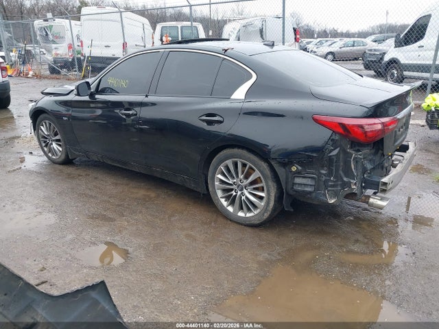 2019 Infiniti Q50 3.0t Luxe მანქანა იყიდება აუქციონზე, vin: JN1EV7APXKM513170, აუქციონის ნომერი: 44401140