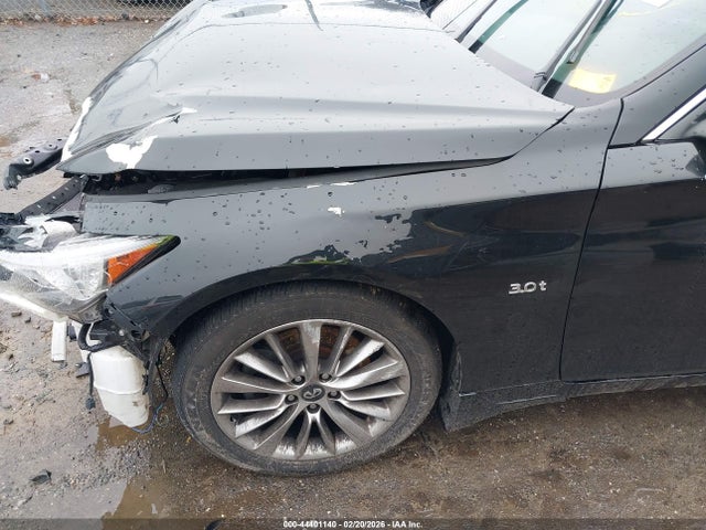 2019 Infiniti Q50 3.0t Luxe მანქანა იყიდება აუქციონზე, vin: JN1EV7APXKM513170, აუქციონის ნომერი: 44401140
