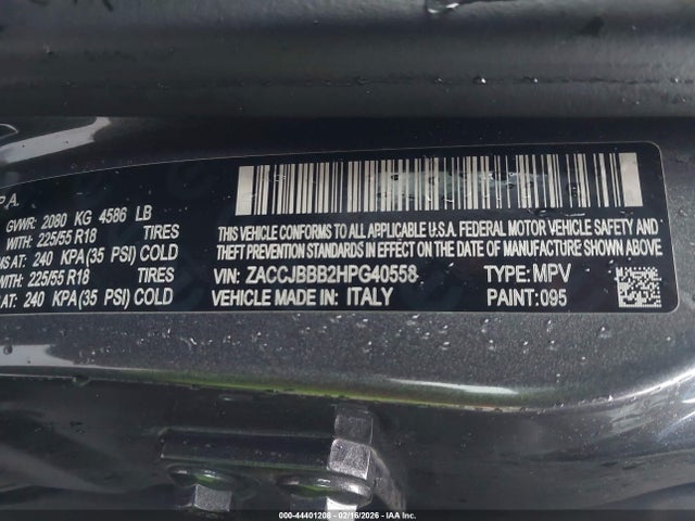 Jeep Renegade Altitude 4x4 2017 ZACCJBBB2HPG40558 Image 9