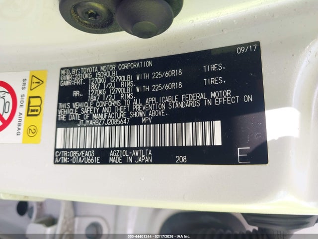 2018 LEXUS NX 300 JTJYARBZ7J2085647 Photo 8