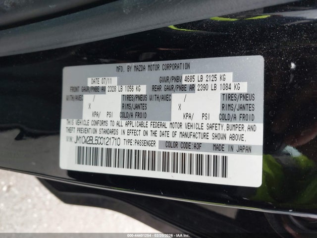 2012 MAZDA MAZDA5 JM1CW2BL5C0121710 Photo 8