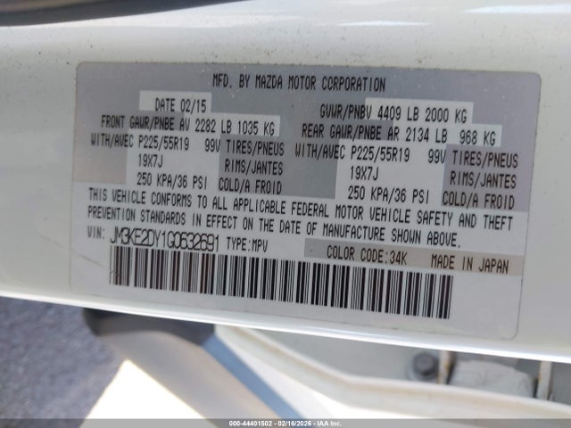 2016 MAZDA CX-5 JM3KE2DY1G0632691 Photo 8