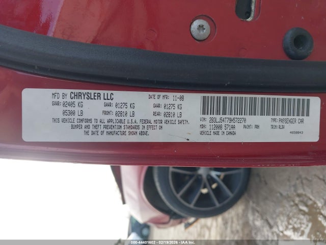 2009 DODGE CHALLENGER 2B3LJ54T79H572270 Photo 8