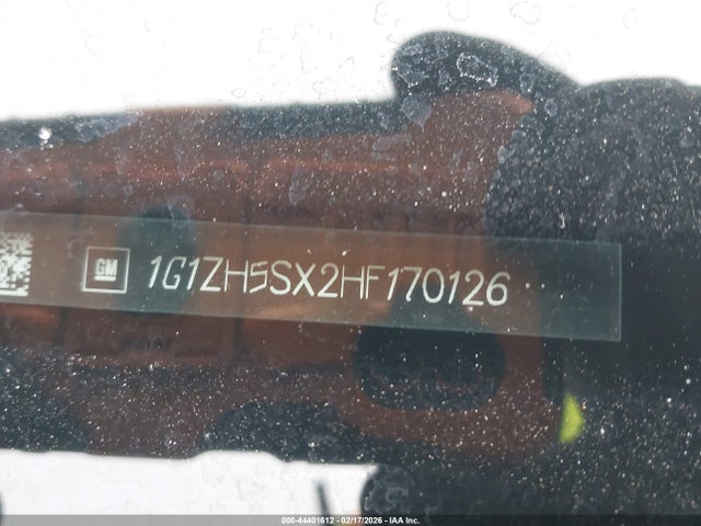 Продаж на аукціоні авто 2017 Chevrolet Malibu Premier, vin: 1G1ZH5SX2HF170126, номер лоту: 44401612