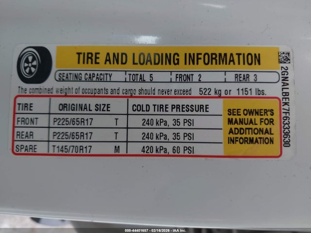 Продаж на аукціоні авто 2015 Chevrolet Equinox 1lt, vin: 2GNALBEK7F6333630, номер лоту: 44401657