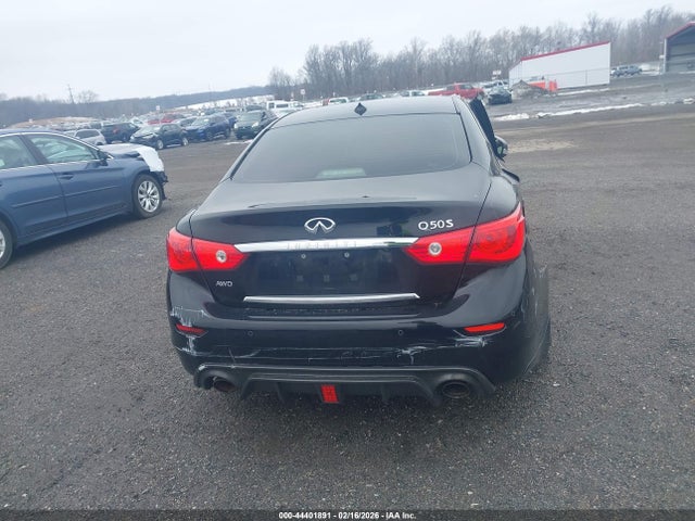 2017 Infiniti Q50 3.0t Sport მანქანა იყიდება აუქციონზე, vin: JN1EV7AR2HM832198, აუქციონის ნომერი: 44401891