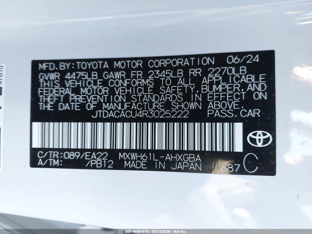 JTDACACU4R3025222 Toyota Prius Prime Xse