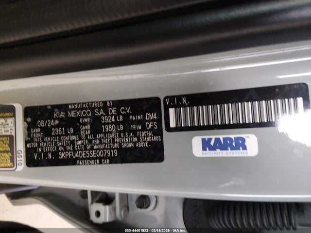 KIA K4 Ex 2025 3KPFU4DE5SE007919 Image 9