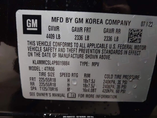 Aukcja sprzedaży 2023 Buick Encore Gx Preferred Awd, vin: KL4MMCSL4PB019884, numer aukcji: 44402122