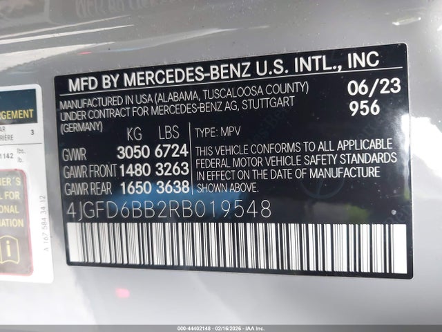 2024 Mercedes-benz Amg Gle 53 Coupe 4matic+ მანქანა იყიდება აუქციონზე, vin: 4JGFD6BB2RB019548, აუქციონის ნომერი: 44402148
