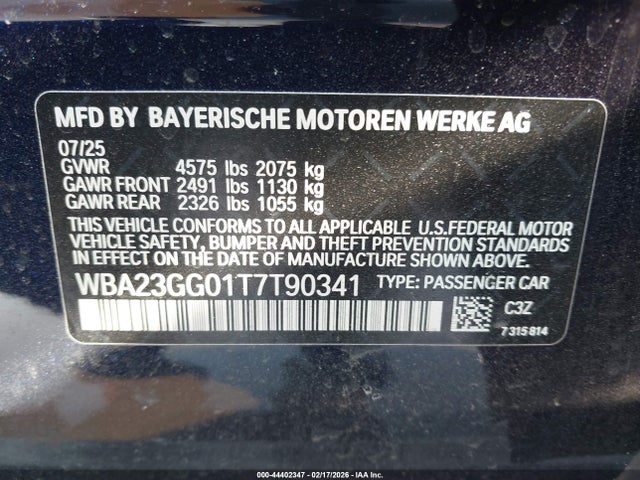 Продаж на аукціоні авто 2026 Bmw 228 Gran Coupe Xdrive, vin: WBA23GG01T7T90341, номер лоту: 44402347