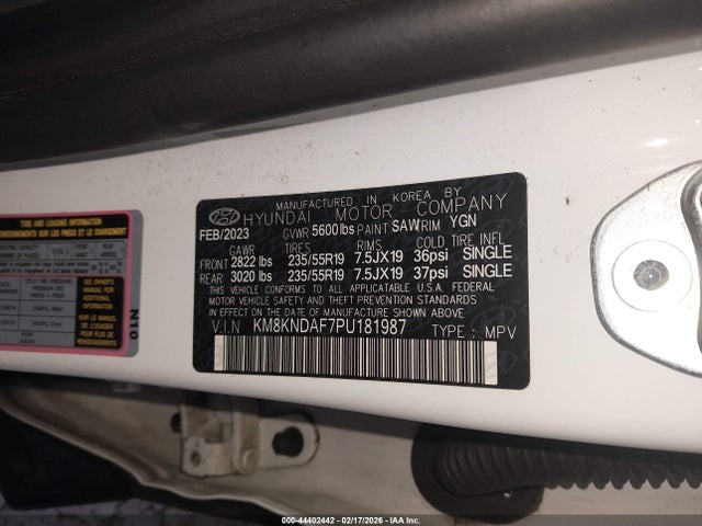 KM8KNDAF7PU181987 Hyundai Ioniq 5 Sel