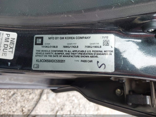 2013 CHEVROLET SPARK KL8CD6S9XDC530201 Photo 8