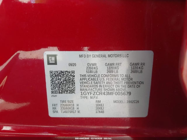 2021 CADILLAC XT4 1GYFZCR43MF005679 Photo 8