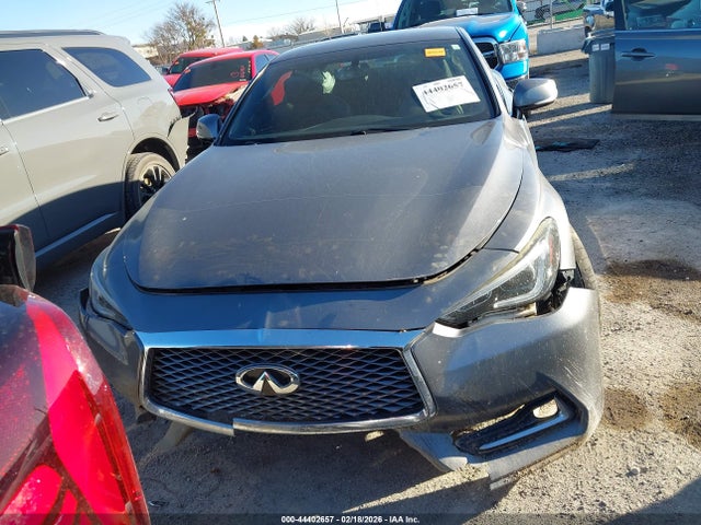 2018 Infiniti Q60 3.0t Luxe მანქანა იყიდება აუქციონზე, vin: JN1EV7EL7JM391728, აუქციონის ნომერი: 44402657