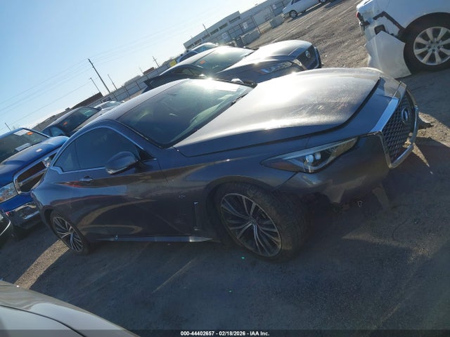 2018 Infiniti Q60 3.0t Luxe მანქანა იყიდება აუქციონზე, vin: JN1EV7EL7JM391728, აუქციონის ნომერი: 44402657