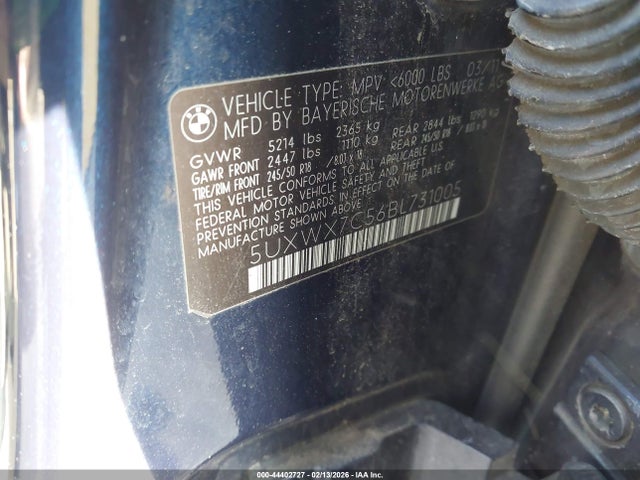 2011 BMW X3 5UXWX7C56BL731005 Photo 8