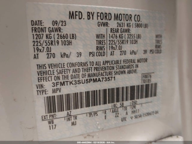 Ford Mustang Mach-e Premium 2023 3FMTK3SU5PMA73571 Image 9