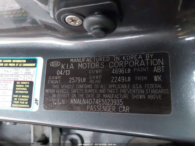 KIA Cadenza Premium 2014 KNALN4D74E5123935 Image 9