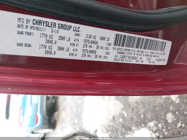Продажа на аукционе авто 2014 Ram 1500 Express, vin: 1C6RR7FT0ES386963, номер лота: 44403266