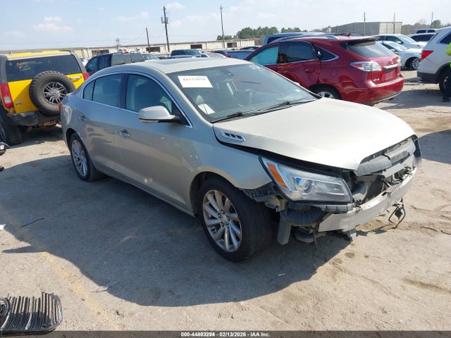 Auction sale of the 2016 Buick Lacrosse Leather, vin: 1G4GB5G33GF130637, lot number: 44403294