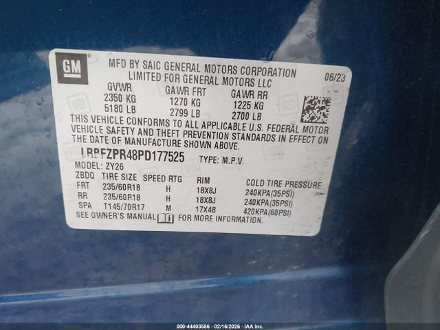 2023 BUICK ENVISION LRBFZPR48PD177525 Photo 8