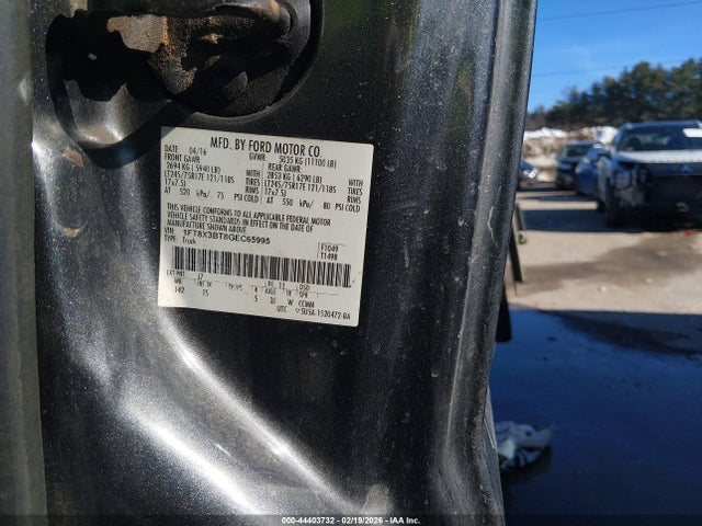 2016 Ford F-350 Xl მანქანა იყიდება აუქციონზე, vin: 1FT8X3BT8GEC65995, აუქციონის ნომერი: 44403732